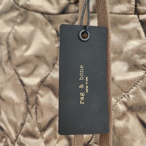 Rag & Bone Mens Size Small NY Army Photo Reel Quilted Hoodie - Picture 5 of 6